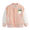 Ropa para Niños y Niñas Chaqueta Forrada de Polar 2025 Nueva Versátil Mediana y Grande Niños Casual Otoño e Invierno Engrosada Uniforme de Béisbol para Niños