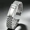 Adequado para Role.X Rolex Pulseira de Relógio de Aço Inoxidável Metal Masculino Datejust Oyster Perpetual Pulseira Curva 20mm