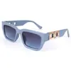 Gafas de Sol de Moda Estilo Coreano con Protección Solar para Hombres y Mujeres, Patillas de Montura Cuadrada Anti-UV de Moda, Gafas de Sol Caladas, Personalización Personalizada