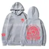 Vendas Diretas Transfronteiriças Verão Novo Estilo Americano Lavado Personalizado Estampado Moletom com Capuz de Manga Longa Tendência Japonesa Tops de Alta Qualidade