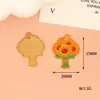 Nuevo Estilo Esmalte Planta Flor Rosa Hortensia Girasol Aleación Colgante Accesorios para Joyería DIY Materiales para Collares