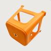 Taburete Cuadrado Manzana Dorada Taburete Doméstico de Plástico Banco Grueso para Adultos Apilable Silla Alta Mesa de Comedor para Sala de Estar