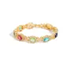Pulseira Redonda Zircônia Dopamina, Fresca, Doce, Gentil, Versátil, Sofisticada, Elegante