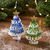 Bestseller transfronterizo hecho a mano de vidrio 6.5cm adorno para árbol de Navidad artesanía de vidrio decoración creativa de escritorio regalo