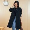 Yun Yun Ropa Exterior de Capa de Aire para Mujer Otoño e Invierno Casual Coreano de Largo Medio de Alta Gama Ajustado Cortavientos