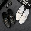 Zapatos Europeos para Hombre 2023 Primavera Mocasines para Hombre Casuales Slip-On Zapatos para Conducir Marca de Moda