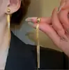 Aretes de Borla para Mujer, Diseño de Nicho, Lujo Ligero, Estilo de Gama Alta, Nuevo Modelo Popular 2023, Aretes Largos, Accesorios para Orejas