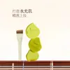 Esponja de Maquillaje Shui Ling Ling con Forma de Coma, Doble Uso para Seco y Húmedo, Herramienta de Maquillaje que No Absorbe el Polvo, Esponja Especial para Base de Maquillaje Líquida