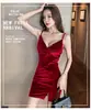 Vestido de Alça de Alto Padrão 2026 para Mulheres, Roupa Íntima, Corte Justo para Figuras Baixas, Vestido Bodycon Sexy com Decote em V Profundo