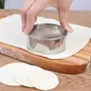 Fazedor de Bolinhos de Cozinha Aço Inoxidável Doméstico Ferramenta de Pressão de Massa de Bolinho Conjunto para Fazer Massas de Bolinho
