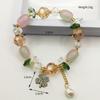 Pulseira Infantil Fofa Estilo Coreano Cauda de Peixe Pulseira Popular Online para Mulheres Pulseira de Cristal Simples Estilo Mori para Meninas