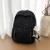 Mochila ins con estrella estilo coreano, simple y elegante, mochila de alta capacidad para estudiantes de secundaria, estudiantes universitarios y uso en viajes
