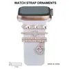 Adecuado para hebilla de Apple Watch Correa de silicona con banda de reloj incrustada de diamantes Hebilla de pasador de diseño original para iWatch