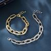 Pulsera de Cadena de Grano de Café Nariz de Cerdo para Mujer Hip Hop Moderna Cadena Cubana Diamante Transfronteriza Personalidad Pulsera para Hombre al por Mayor