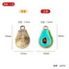 Pingentes de Frutas de Liga com Gotejamento de Óleo Acessórios para Pulseira Brinco DIY Charms de Morango Laranja Feio Abacaxi Ovelhinha Acessórios DIY