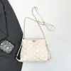 Bolsa Pequena de Mão de Alto Padrão Transfronteiriça 2025 para Mulheres, Nova Bolsa da Moda Tendência 2025, Bolsa Transversal Acolchoada com Corrente Versátil e Estilosa