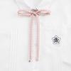 Corbata de Lunares de Moda para Mujer, Lindo Accesorio JK, Flor para Cuello de Uniforme Estudiantil, Moda Juvenil Versátil