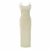 Estilo delicado realza la figura vestido camisola ajustado mujer 2026 Otoño nueva llegada cárdigan corto vestido largo conjunto de dos piezas