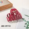 Qiyue Grampo de Cabelo Abóbora Colorida ABS Presilha de Garra Grande Clip Tubarão de Alta Qualidade Exquisito Acessórios de Cabelo para Mulheres Venda por Atacado
