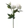 Peônia de pétalas duplas grande botão de flor flor artificial buquê artificial flor de seda decoração de flor para mesa de jantar em casa adereços de fotografia