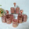 Conjunto de garfo e colher pequeno para casa nórdica, garfo de fruta criativo, colher de café de celebridade da internet, garfo de sobremesa de metal moderno, garfo de bolo