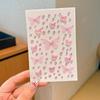 Desenho Animado Infantil Borboleta com Adesivos de Diamante Adesivos de Rosto para Concerto Autoadesivos Sem Adesivo Adereços de Maquiagem para Apresentação de Palco de Meninas