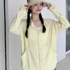 Roupa de Proteção Solar Feminina Verão Fina 2025 Nova Proteção Contra Raios UV e Respirável Roupa de Proteção Solar Jaqueta com Capuz Top