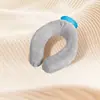 Calentador de Cuello y Hombros con Compresa Caliente en Forma de U para Cervicales, Relleno de Agua, Calentador de Cabeza para Bebé, A prueba de Explosiones, Engrosado, Bufanda Colgante para el Cuello