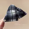 Novo Prendedor de Cabelo Triângulo com Laço de Tecido Coreano Retrô para Mulheres, Grande, para a Parte de Trás da Cabeça com Grande Volume de Cabelo, Prendedor de Tubarão