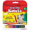 Lápis de Cor (fino) 12 Cores Koala