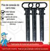 Especificações do pino do carro de mineração completo aço forjado scooter plano pino fixo pino de conexão do carro de mineração