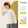 Camiseta Dudu Family para Meninos Roupa de Baixo de Inverno Infantil Top de Gola Meia-Alta para Meninas Roupa Infantil Outono/Inverno Manga Longa para Bebê Novo