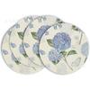 TEMU Mantel Redondo Explosivo de Primavera Patrón de Flores Lavanda Material de Lino Mantel Decorativo Americano de Primavera