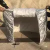 Casa para Perro Aislamiento Invernal, Cubierta Cálida para Jaula de Gato, Protección contra Viento y Nieve para Mascotas, Cubierta Exterior de Algodón Engrosado, Protección contra Frío y Heladas