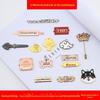 Bagagem Vazada, Bolsas, Móveis, Roupas, Placas de Metal, Marcas de Letras, Placas de Liga de Zinco, Acessórios de Ferragem para Bagagem