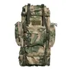Mochila de tela Oxford de gran capacidad de 65L, mochila de camuflaje táctica de 600D para montañismo de 65L