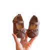 Sapatos de Bebê Menina, Sapatos de Bebê Infantil, Primavera & Outono Sola Macia Fashionável 1 a 3 Anos Sapatos de Bebê Menina, Sapatos de Princesa, Couro Macio