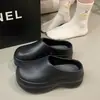 Zapatos de Chef Suela Gruesa EVA Estilo Dulce Zapatillas de Punta Cerrada Sandalias Antideslizantes Resistentes al Desgaste Slip-on Aumentan la Altura Zapatos de Enfermera para Mujer Venta al por Mayor