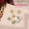 Año Nuevo Rojo Lunares Lazo Arte de Uñas Joyería Rojo Chino Carácter de Bendición Lingote Propicio Deseoso Accesorios de Uña Portátiles