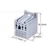 Dj7561-0.7/1.5/11 Conector de Chicote Elétrico Automotivo Modificação Amplificador de Potência Conector de Plugue de 56 Furos