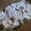 Estoque Disponível de Fatias de Jade Verde Polido, Jade Xiu 50mm, Cama de Sauna para Sala de Sauna, Fatias Redondas de Jade para Extensão de Cílios