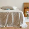 Estilo Coreano INS Algodão Puro Gaze Dupla Peça Única Lençol de Cama Algodão Puro Estilo Fresco Peça Única/Dupla Dormitório Peça Única Roupa de Cama 120*230