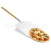 Comercio exterior exportación herramientas de cocina para hornear pala volteadora de horno de 12 pulgadas pala para hornear pizza mango de madera pala de horno