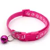 Fivela de cor de pata de cachorro multicolorida coleira para cachorro decoração de pescoço de cachorro fivela de plástico coleira de gato acessórios de tração anti-perda