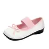 Zapatos de mujer de estilo francés para la noche con lunares 2026 nuevos bailarinas de primavera para combinar con faldas, zapatos planos bajos Mary Jane