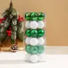 Decorações de Árvore de Natal Transfronteiriças de 4 cm, Conjunto Combinado de 24 Peças, Vários Estilos de Enfeites de Janela de Natal, Atacado do Fabricante