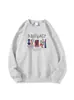 Sudadera de Cuello Redondo Estilo Nuevo Otoño e Invierno Estilo Americano Diseño de Moda Ropa Exterior Casual Versátil Top Holgado Chaqueta para Mujer