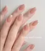 Nuevas tiras de arte de uñas listas para usar al por mayor redondas cortas estilo coreano lunares coloridos rosa nude lindo femenino arte de uñas