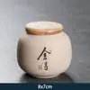 Latas de Té Cerámicas para Hogar Grandes y Pequeñas Latas Selladas Latas de Almacenamiento de Té Pu'Er Cajas de Té Portátiles Chinas para Latas de Almacenamiento de Té