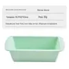 Forma de Silicone para Bolo Assar Fácil Desmoldagem Forma Retangular para Torrada Forno Doméstico Assadeira de Silicone Utensílios para Assar